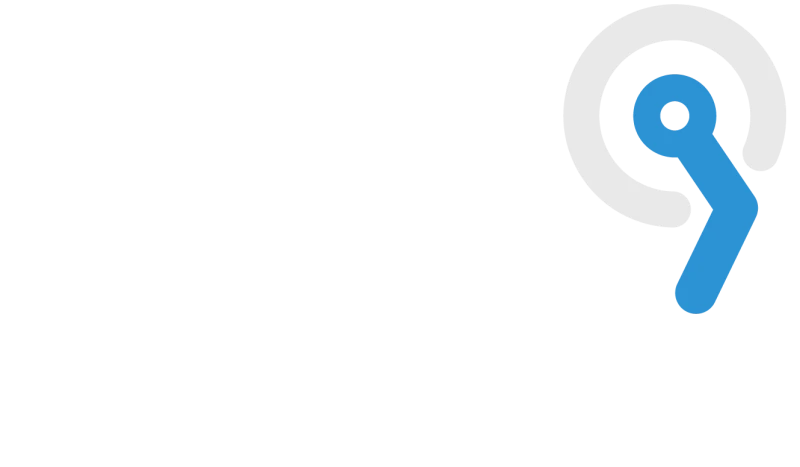 Logo with abstract fishing rod and waterbed symbol beside “The Great Catch Agency” in white text.